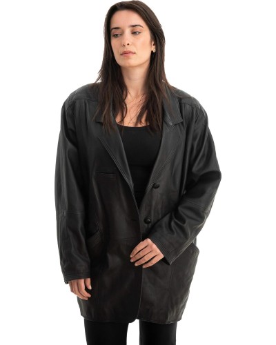 Γνήσιο Γυναικέιο Δερμάτινο Μπουφάν - Z767