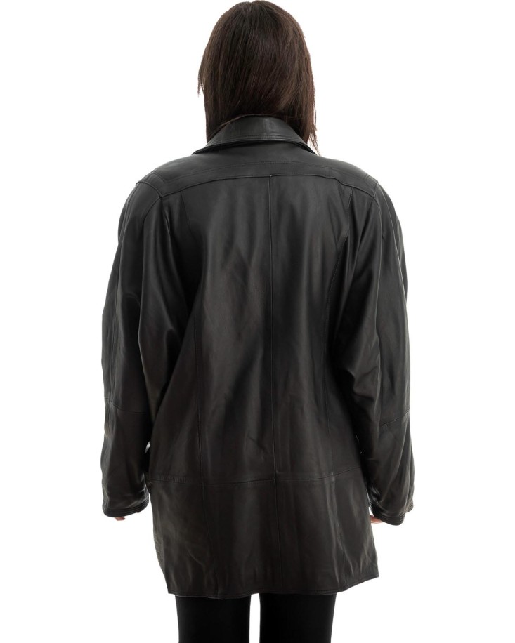 Γνήσιο Γυναικέιο Δερμάτινο Μπουφάν - Z767