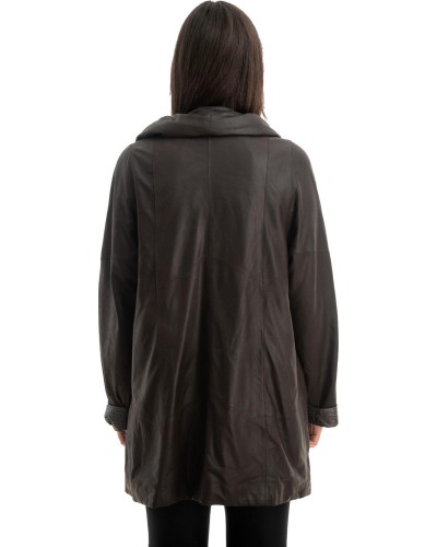 Γνήσιο Γυναικέιο Δερμάτινο Μπουφάν - Z769