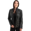 Γνήσιο Γυναικέιο Δερμάτινο Μπουφάν - Z771