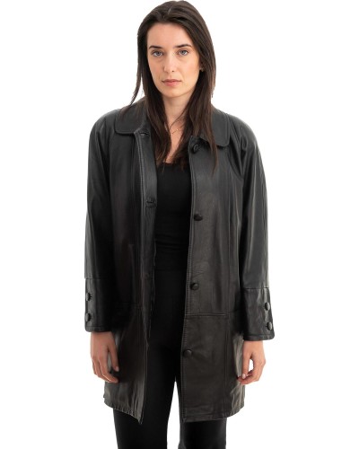 Γνήσιο Γυναικέιο Δερμάτινο Σακάκι - Z775