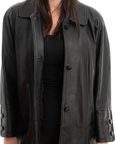 Γνήσιο Γυναικέιο Δερμάτινο Σακάκι - Z775