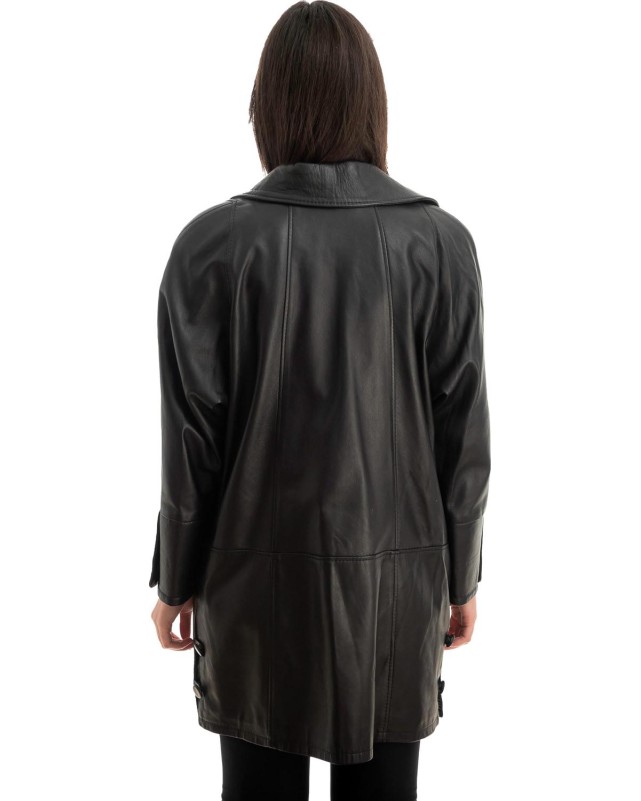 Γνήσιο Γυναικέιο Δερμάτινο Σακάκι - Z775