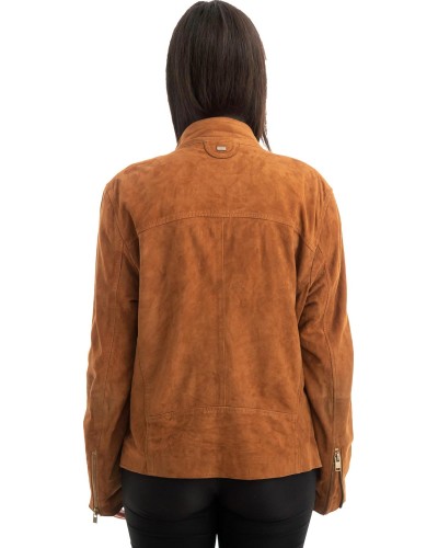 Γνήσιο Γυναικέιο Δερμάτινο Μπουφάν - Z778