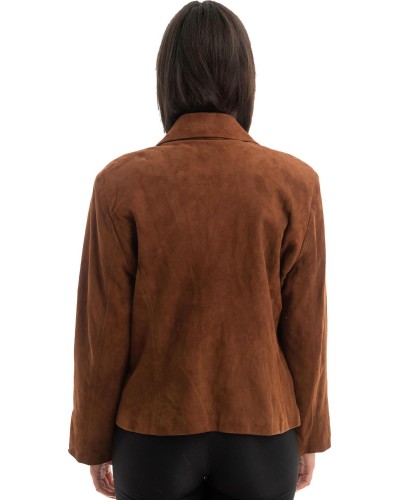 Γνήσιο Γυναικέιο Δερμάτινο Σακάκι - Z779