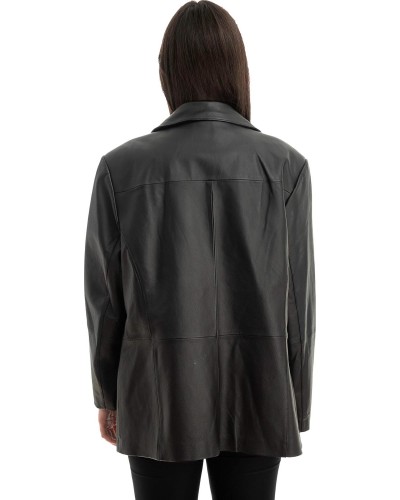 Γνήσιο Γυναικέιο Δερμάτινο Σακάκι - Z791