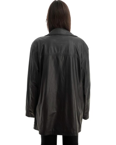 Γνήσιο Γυναικέιο Δερμάτινο Μπουφάν - Z794