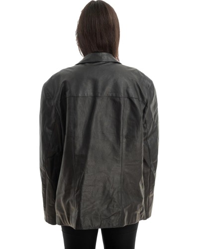 Γνήσιο Γυναικέιο Δερμάτινο Σακάκι - Z802