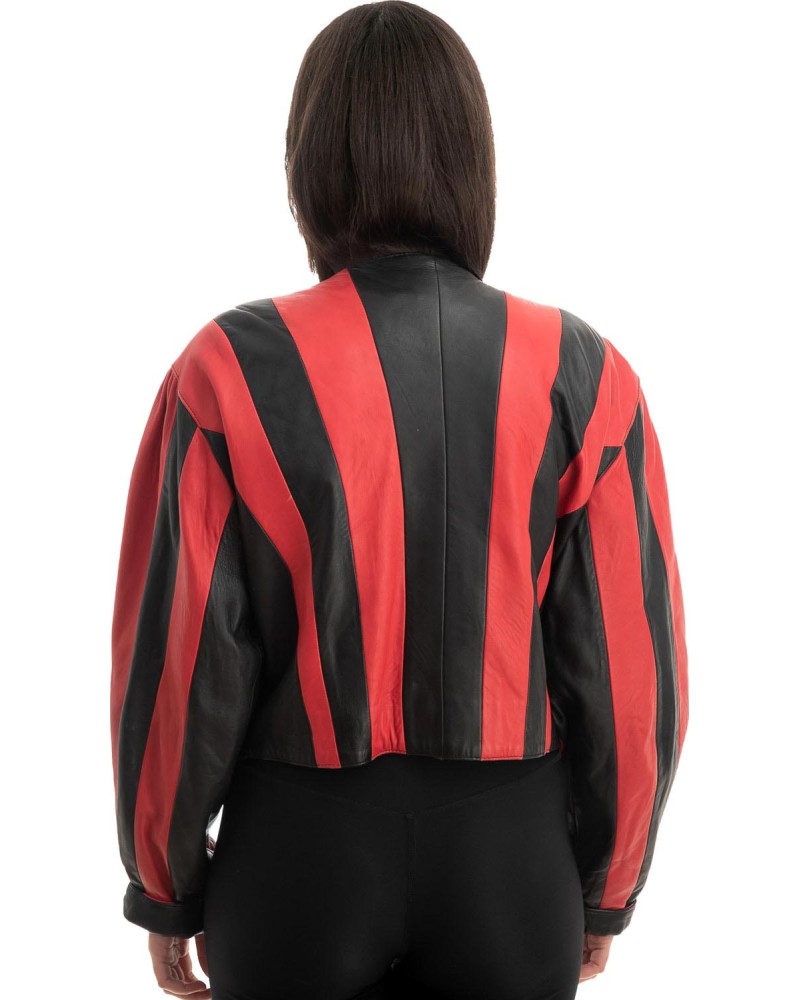 Γνήσιο Γυναικέιο Δερμάτινο Μπουφάν - Z811