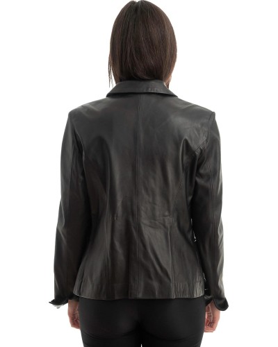 Γνήσιο Γυναικέιο Δερμάτινο Μπουφάν - Z818