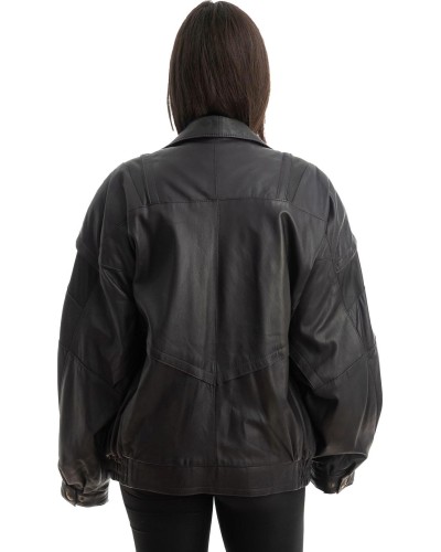 Γνήσιο Γυναικέιο Δερμάτινο Μπουφάν - Z820