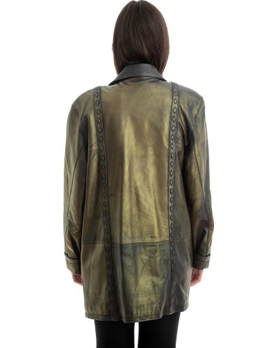 Γνήσιο Γυναικέιο Δερμάτινο Μπουφάν - Z824