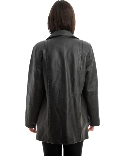 Γνήσιο Γυναικέιο Δερμάτινο Σακάκι - Z830