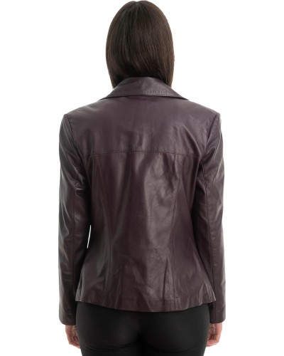 Γνήσιο Γυναικέιο Δερμάτινο Μπουφάν - Z834