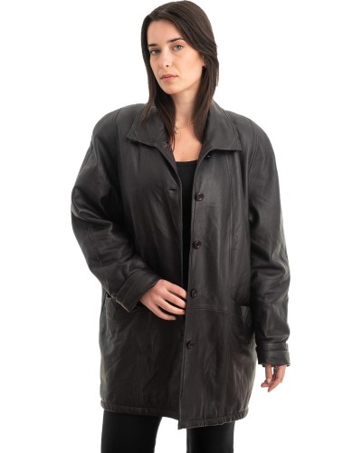 Γνήσιο Γυναικέιο Δερμάτινο Μπουφάν - Z835