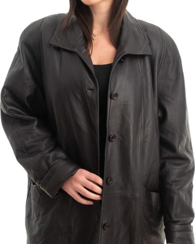 Γνήσιο Γυναικέιο Δερμάτινο Μπουφάν - Z835