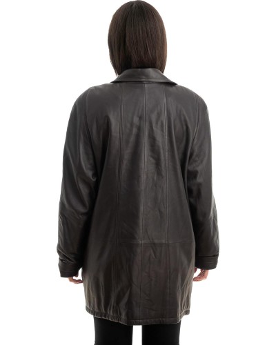 Γνήσιο Γυναικέιο Δερμάτινο Μπουφάν - Z835