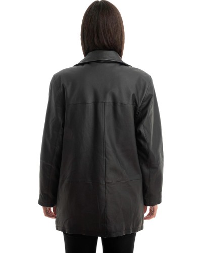 Γνήσιο Γυναικέιο Δερμάτινο Μπουφάν - Z840