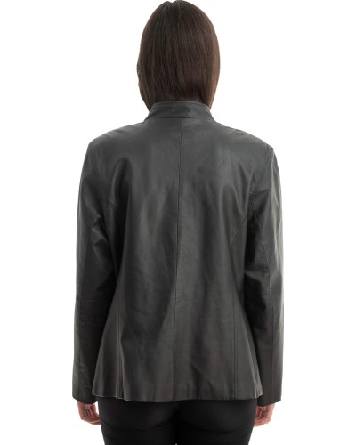 Γνήσιο Γυναικέιο Δερμάτινο Μπουφάν - Z844