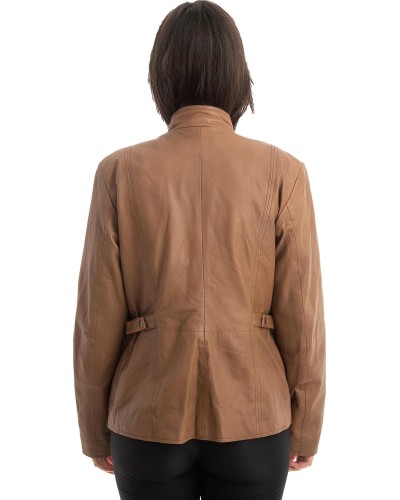 Γνήσιο Γυναικέιο Δερμάτινο Μπουφάν - Z847