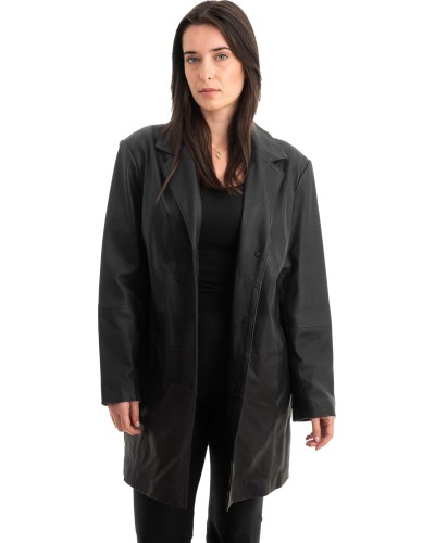 Γνήσιο Γυναικέιο Δερμάτινο Σακάκι - Z850