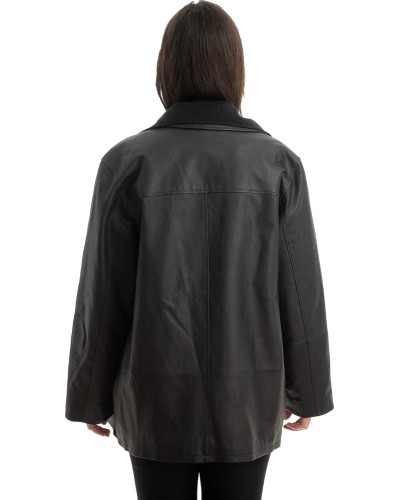 Γνήσιο Γυναικέιο Δερμάτινο Μπουφάν - Z856