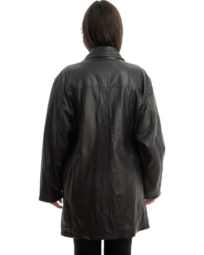 Γνήσιο Γυναικέιο Δερμάτινο Μπουφάν - Z865