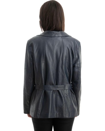 Γνήσιο Γυναικέιο Δερμάτινο Μπουφάν - Z866