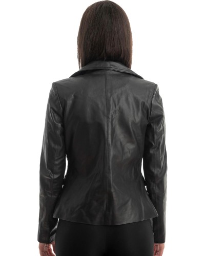 Γνήσιο Γυναικέιο Δερμάτινο Σακάκι - Z868