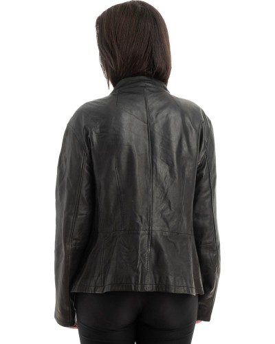 Γνήσιο Γυναικέιο Δερμάτινο Μπουφάν - Z873