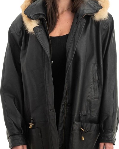 Γνήσιο Γυναικέιο Δερμάτινο Μπουφάν - Z881