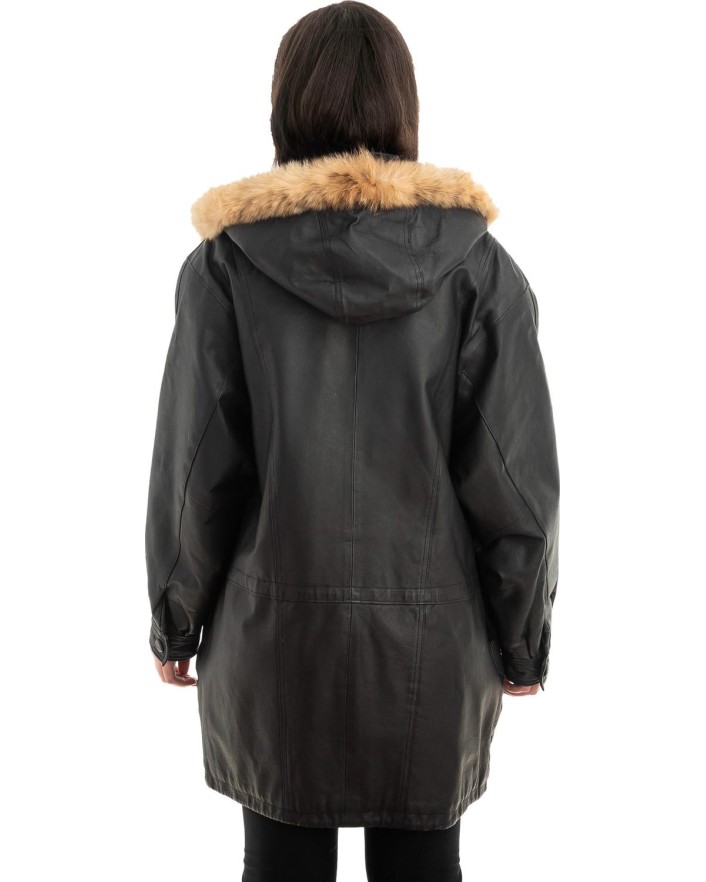 Γνήσιο Γυναικέιο Δερμάτινο Μπουφάν - Z881