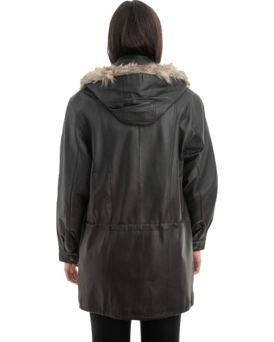 Γνήσιο Γυναικέιο Δερμάτινο Μπουφάν - Z902