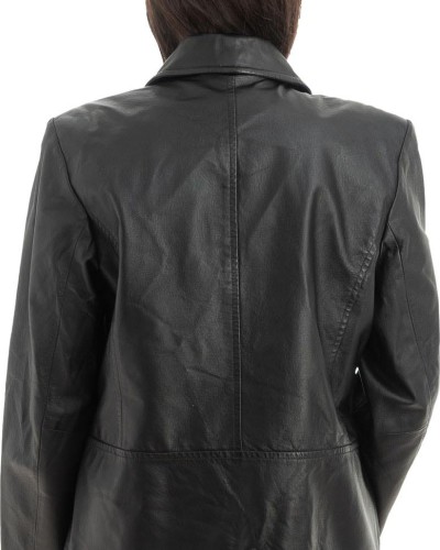 Γνήσιο Γυναικέιο Δερμάτινο Μπουφάν - Z912