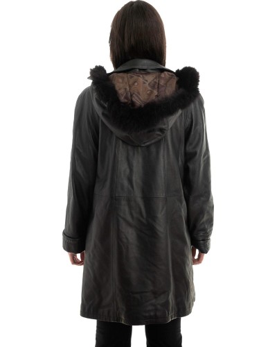 Γνήσιο Γυναικέιο Δερμάτινο Μπουφάν - Z949