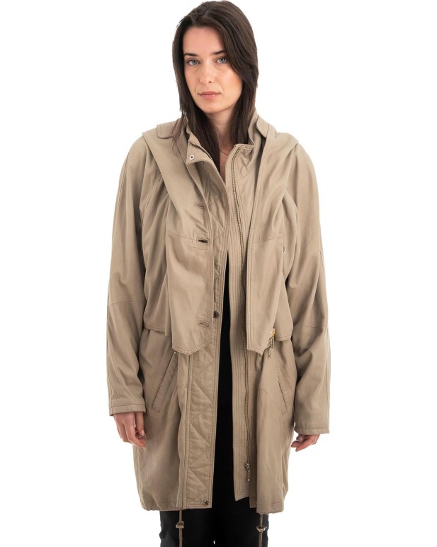 Γνήσιο Γυναικέιο Δερμάτινο Μπουφάν - Z953