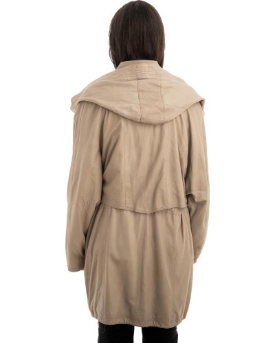 Γνήσιο Γυναικέιο Δερμάτινο Μπουφάν - Z953