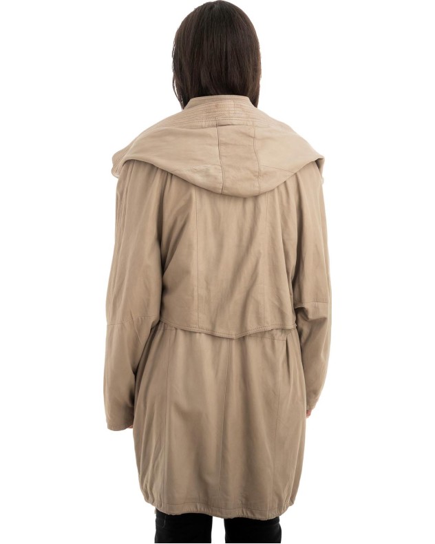 Γνήσιο Γυναικέιο Δερμάτινο Μπουφάν - Z953