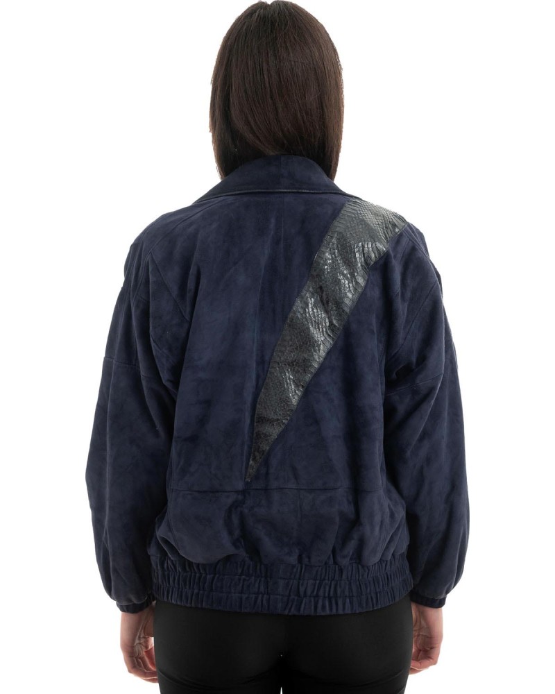 Γνήσιο Γυναικέιο Δερμάτινο Σακάκι - Z959