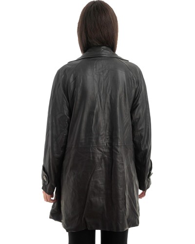 Γνήσιο Γυναικέιο Δερμάτινο Μπουφάν - Z964