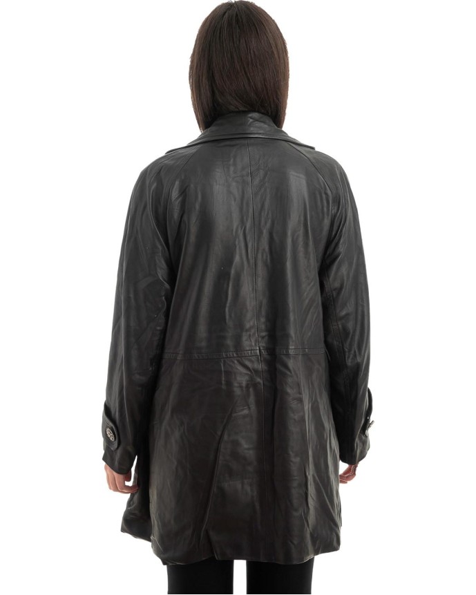 Γνήσιο Γυναικέιο Δερμάτινο Μπουφάν - Z964