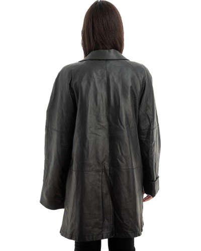 Γνήσιο Γυναικέιο Δερμάτινο Σακάκι - Z967