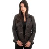 Γνήσιο Γυναικέιο Δερμάτινο Σακάκι - Z983
