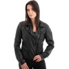 Γνήσιο Γυναικέιο Δερμάτινο Μπουφάν - Z984