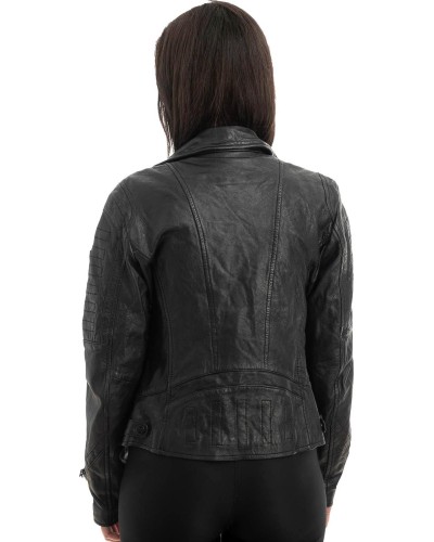 Γνήσιο Γυναικέιο Δερμάτινο Μπουφάν - Z984