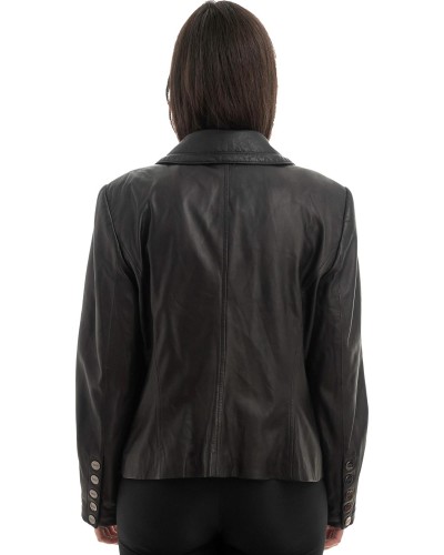 Γνήσιο Γυναικέιο Δερμάτινο Μπουφάν - Z998