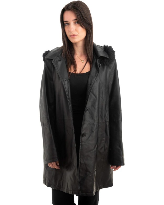 Γνήσιο Γυναικέιο Δερμάτινο Μπουφάν - Z999