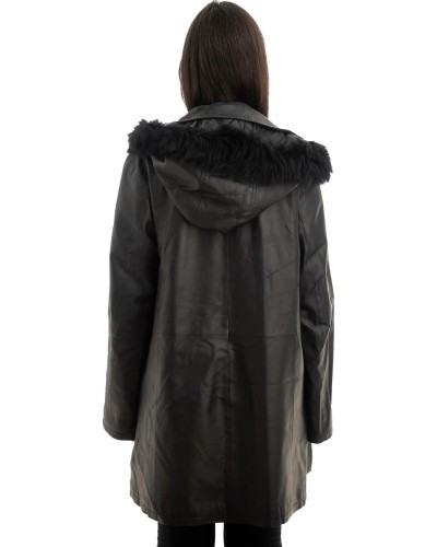 Γνήσιο Γυναικέιο Δερμάτινο Μπουφάν - Z999