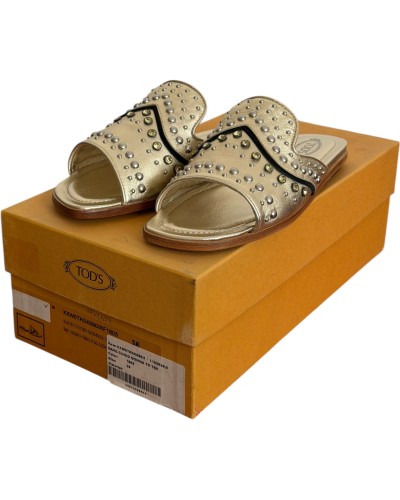 Δερμάτινη Γυναικεία Παντόφλα - A18