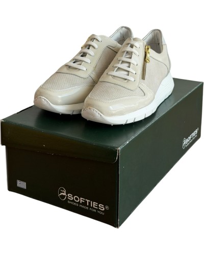  Δερμάτινο Γυναικείο Sneaker - B159